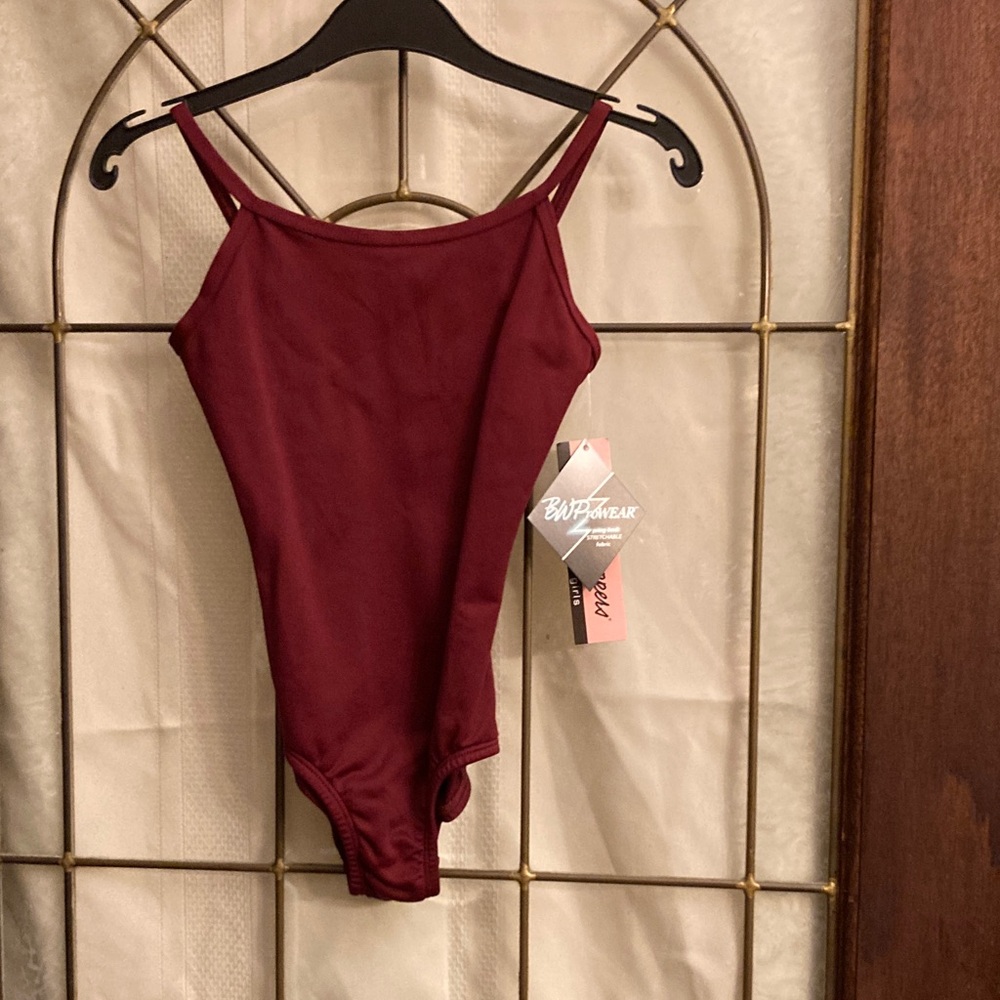 Body Wrappers Burgundy Leotard